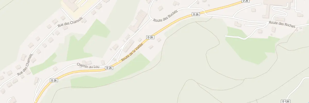 Plan du 24 Rte de la Vallee à Morbier