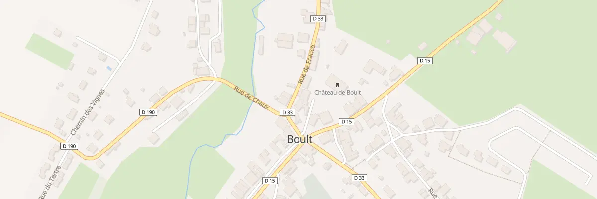 Plan du 3 Rue de France à Boult