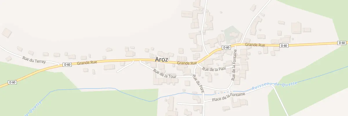 Plan du 16 Grande Rue à Aroz