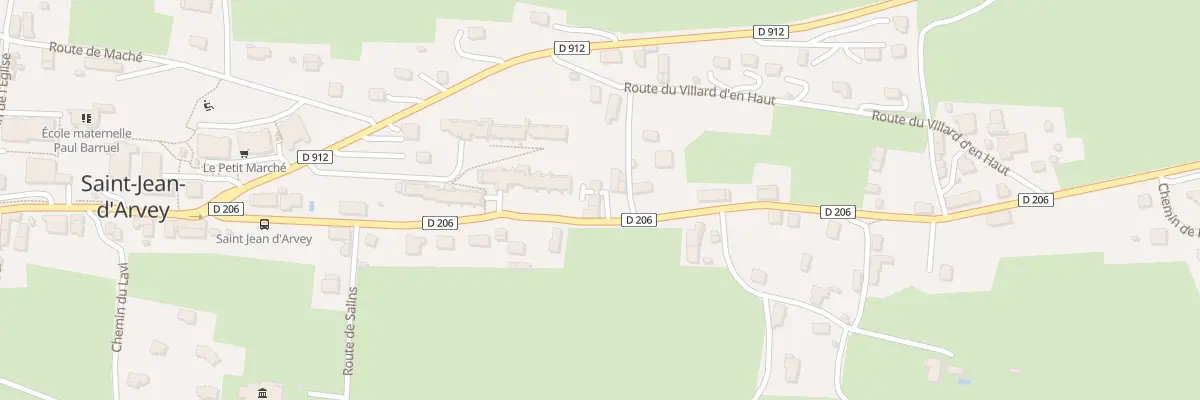 Plan du 329 Rte du Col des Prés à Saint-Jean-d’Arvey