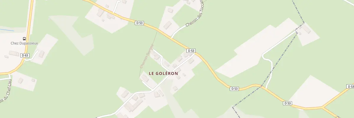 Plan du 579 Rte du Goleron à Chainaz-les-Frasses