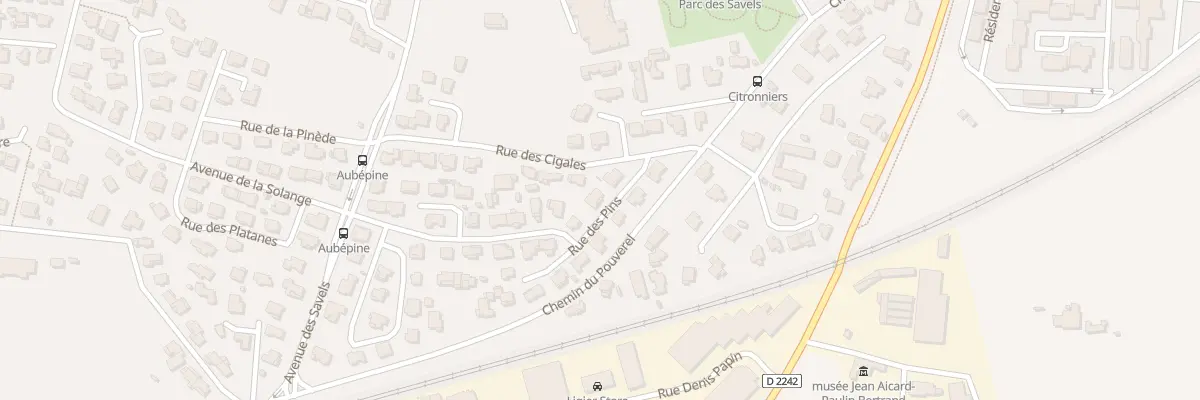 Plan du 25 Rue du Lot Domaine des Pins à La Garde