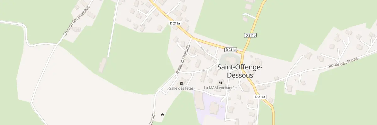 Plan du 71 Rte du Paradis à Saint-Offenge