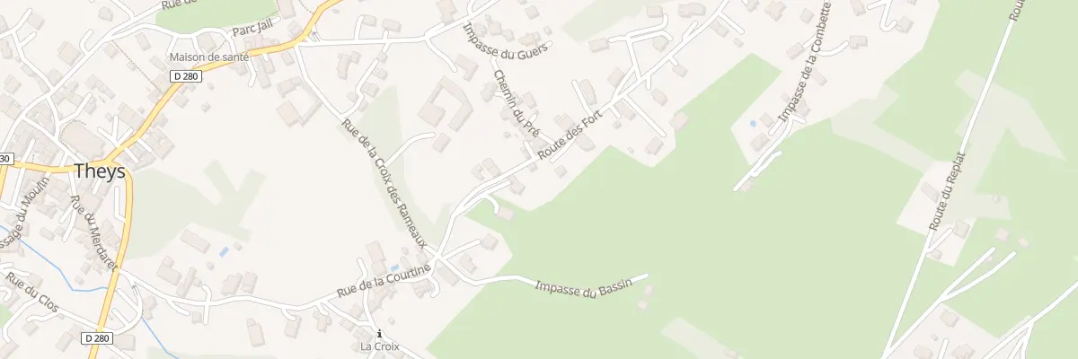 Plan du 120 Rte des Fort à Theys