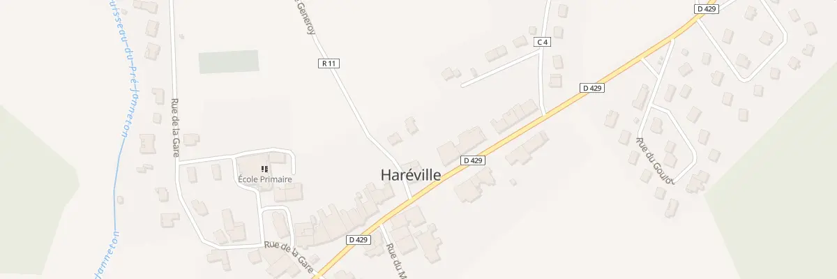 Plan du 80 Maix La Voque Generoy à Haréville