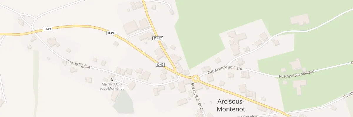Plan du 6 Rue de Villeneuve à Arc-sous-Montenot