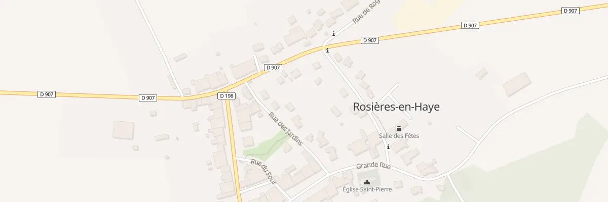 Plan du 7 Rte Nationale à Rosières-en-Haye