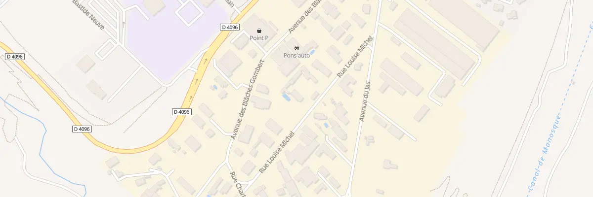 Plan du 9001 Rue Louise Michel à Château-Arnoux-Saint-Auban