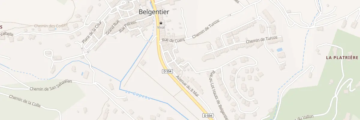 Plan du 6 Rescassolle à Belgentier