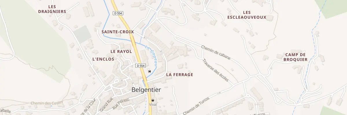 Plan du 34 Av Louis Arnaud à Belgentier