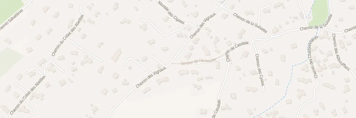 Plan du 215 Che des Vignaux à Néoules