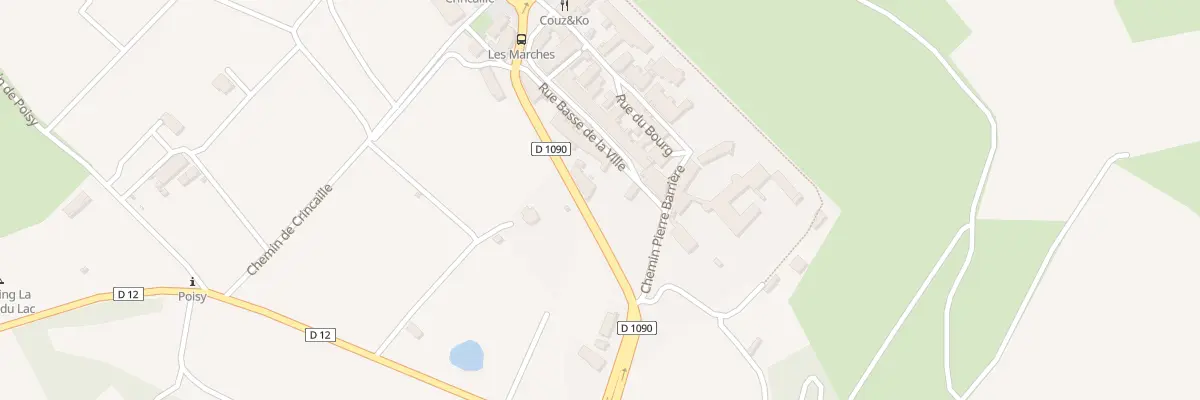 Plan du Bourg à Porte-de-Savoie