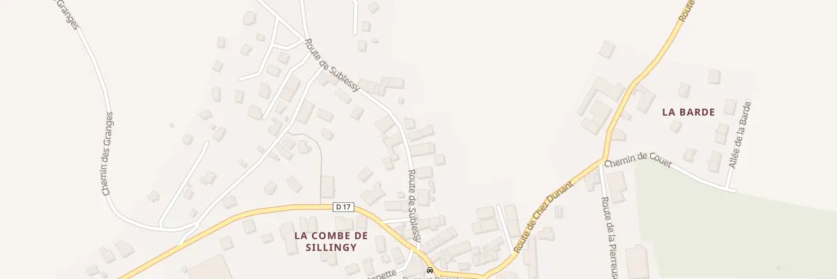 Plan du 124 Rte de Sublessy à Sillingy