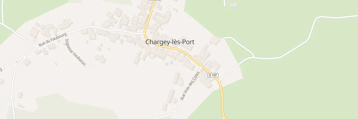 Plan du 13 Rue de la Penniere à Chargey-lès-Port