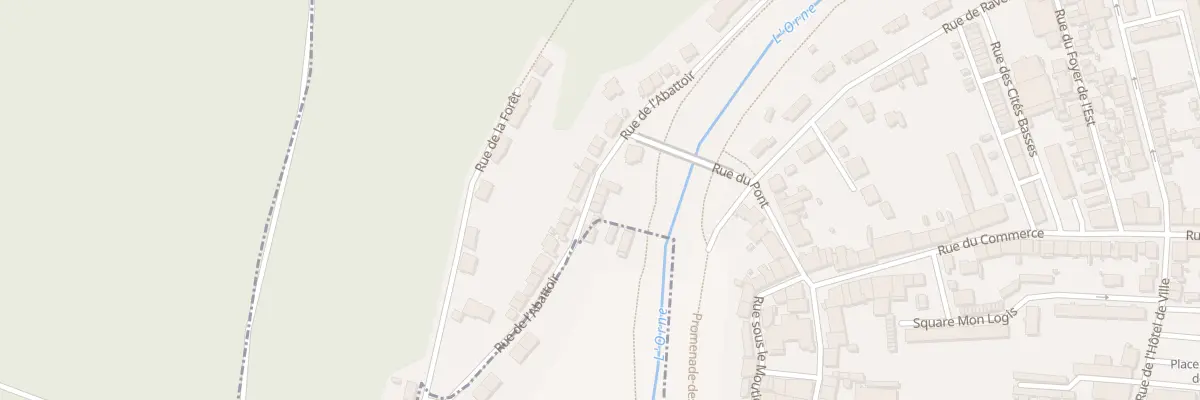 Plan du 9 Rue de l’Abattoir à Homécourt