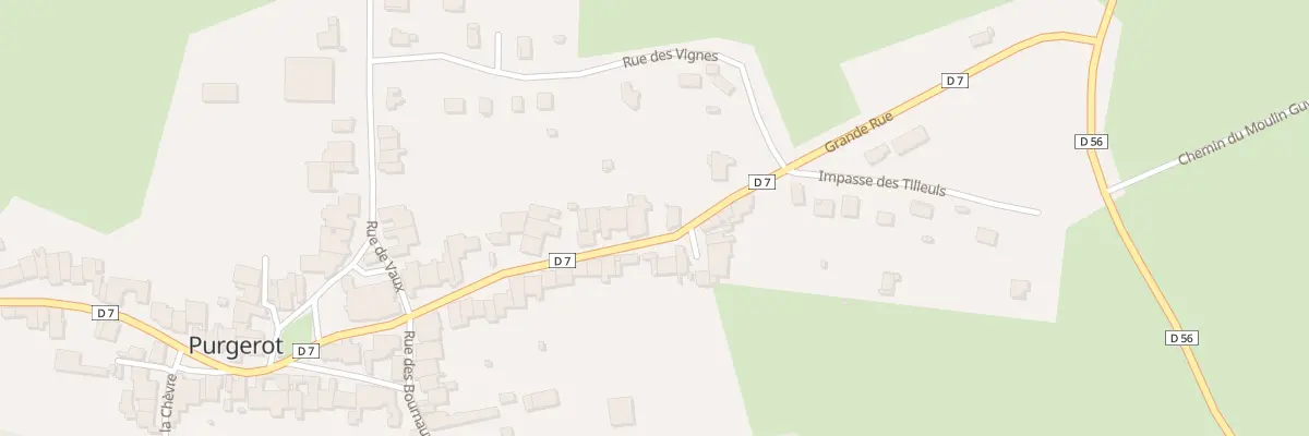 Plan du 6 Grande Rue à Purgerot