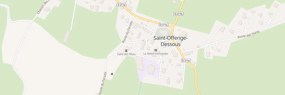 Plan du 33T Che de l’Église à Saint-Offenge