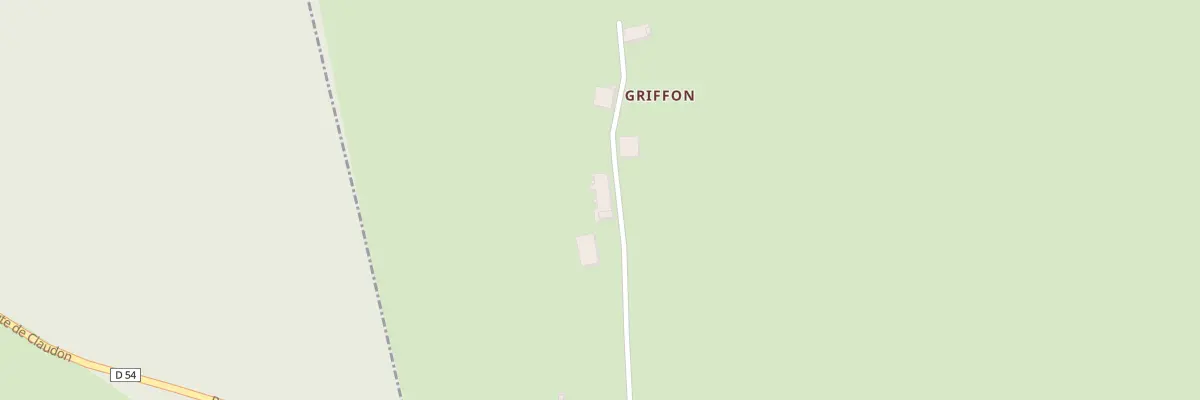 Plan du 1 Griffon à Claudon