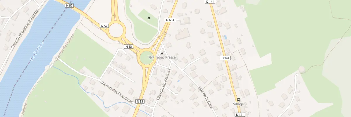 Plan du 16 Rue de la Gare à Beure