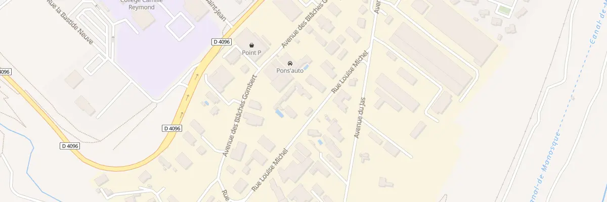 Plan du 9382 Rue Louise Michel à Château-Arnoux-Saint-Auban