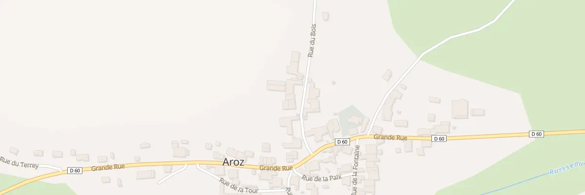 Plan du 11 Rue du Bois à Aroz