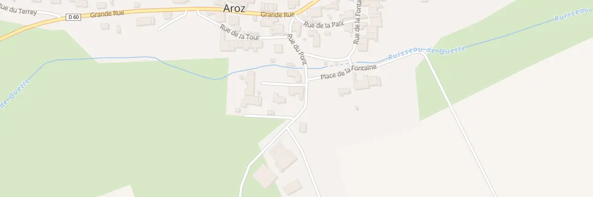 Plan du 1 Imp du Château à Aroz