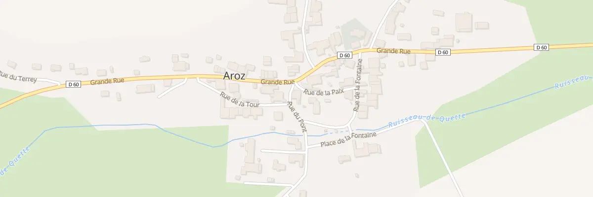 Plan du 1 Rue du Pont à Aroz