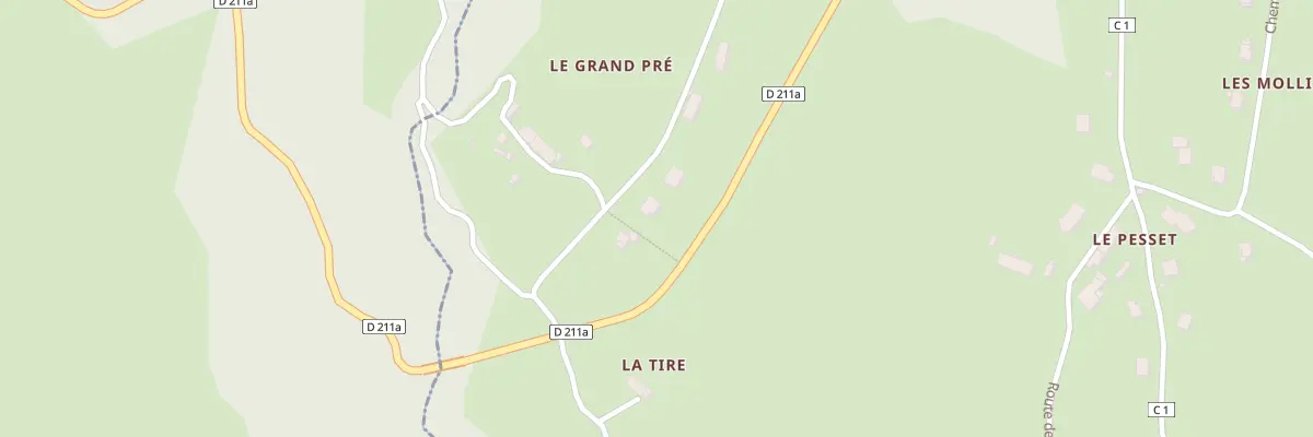 Plan du 5091 Les Grandes Cotes Dessus à Saint-Offenge