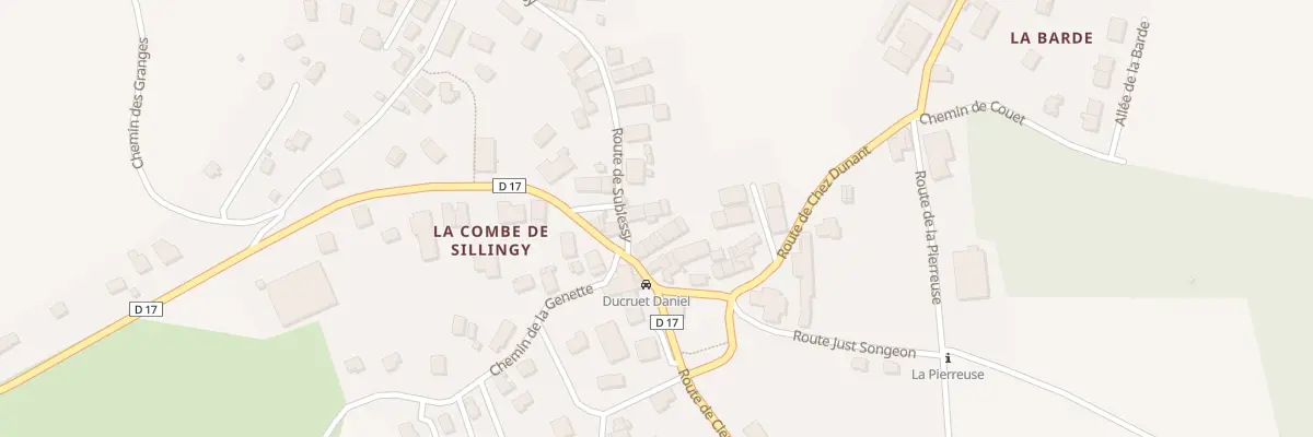 Plan du 28 Rte de Sublessy à Sillingy
