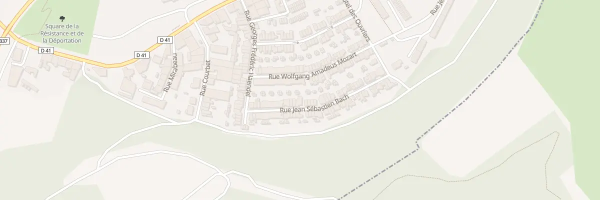 Plan du 152 Rue Jean Sébastien Bach à Homécourt