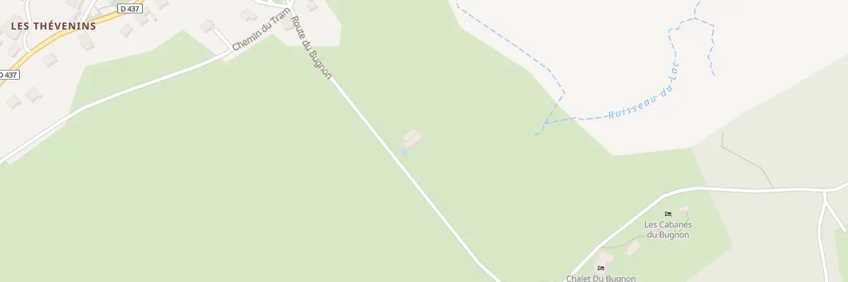 Plan du 162 Les Thevenins à Lac-des-Rouges-Truites