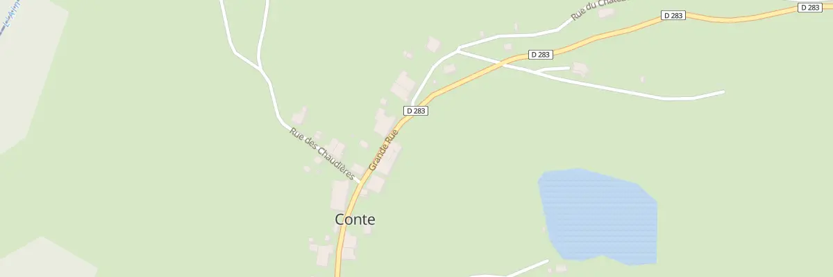 Plan du 14 Rue Grande Rue à Conte