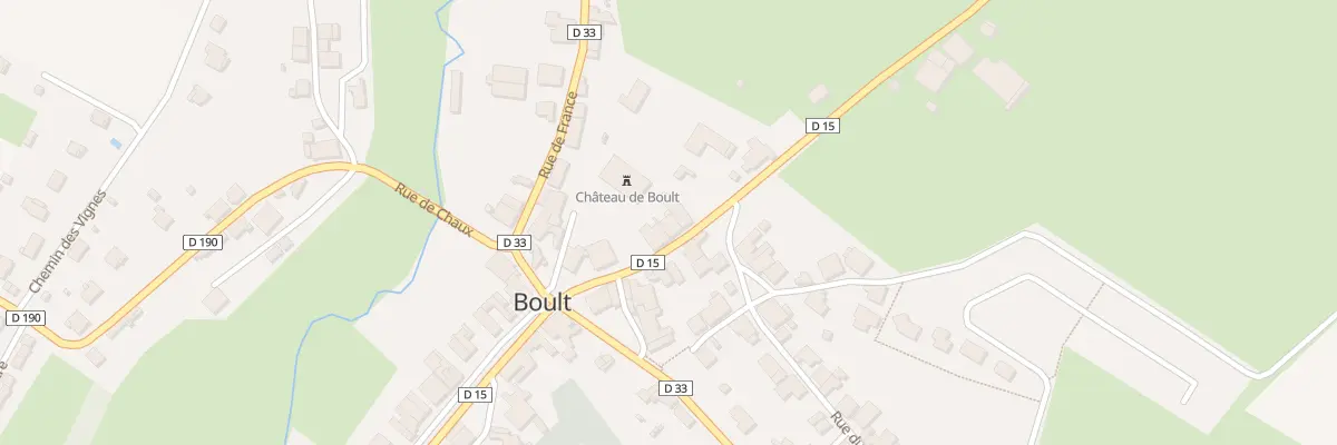 Plan du 8 Rue du Chateau à Boult