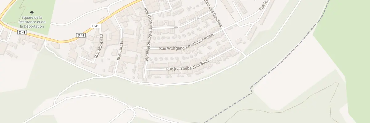 Plan du 148 Rue Jean Sébastien Bach à Homécourt