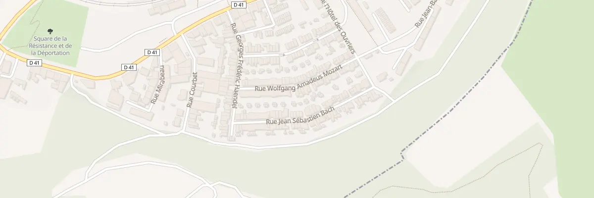 Plan du 72 Rue Wolfgang Amadeus Mozart à Homécourt