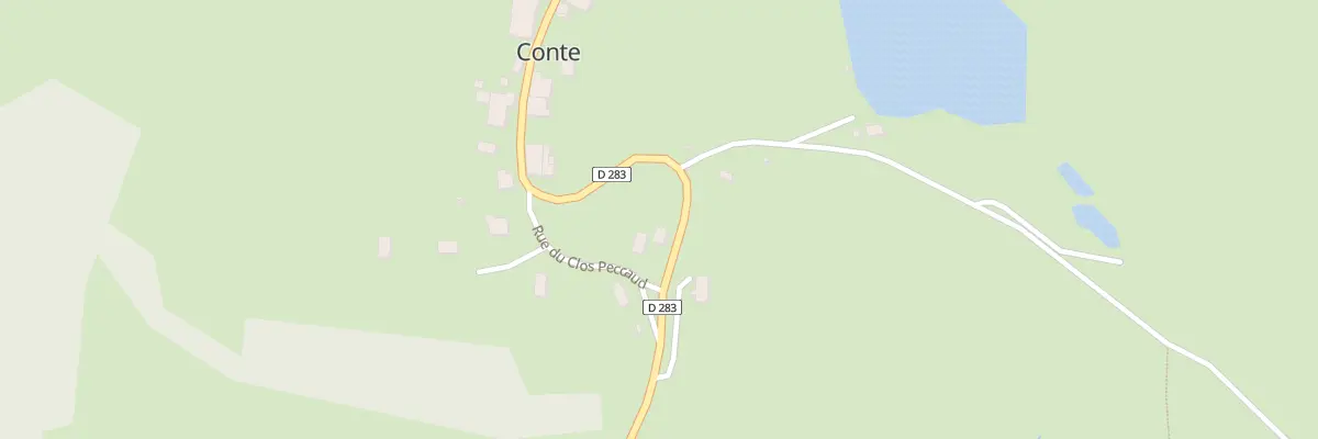 Plan du 1 Rte de Sirod à Conte