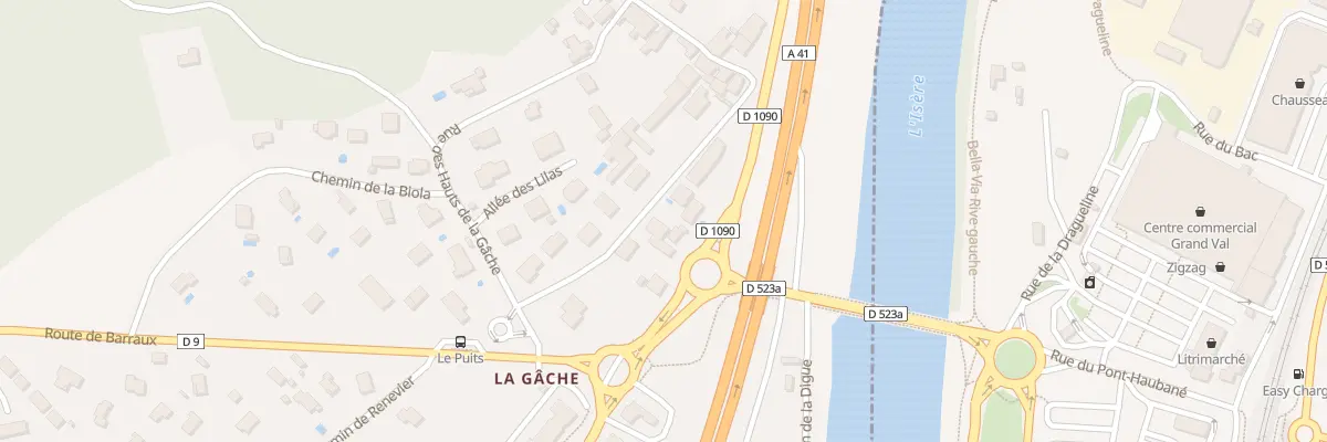 Plan du 116 Rue du Bac à Barraux