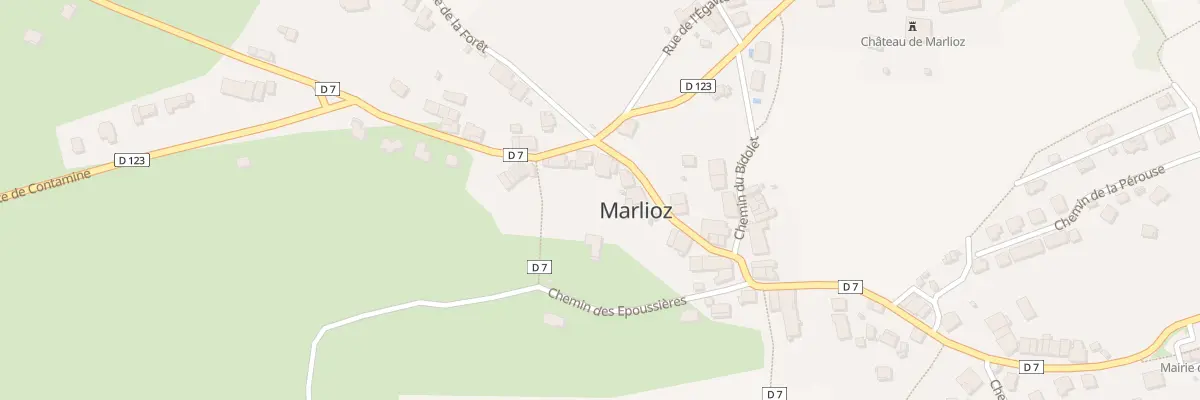 Plan du 2885 Rte du Chef Lieu à Marlioz