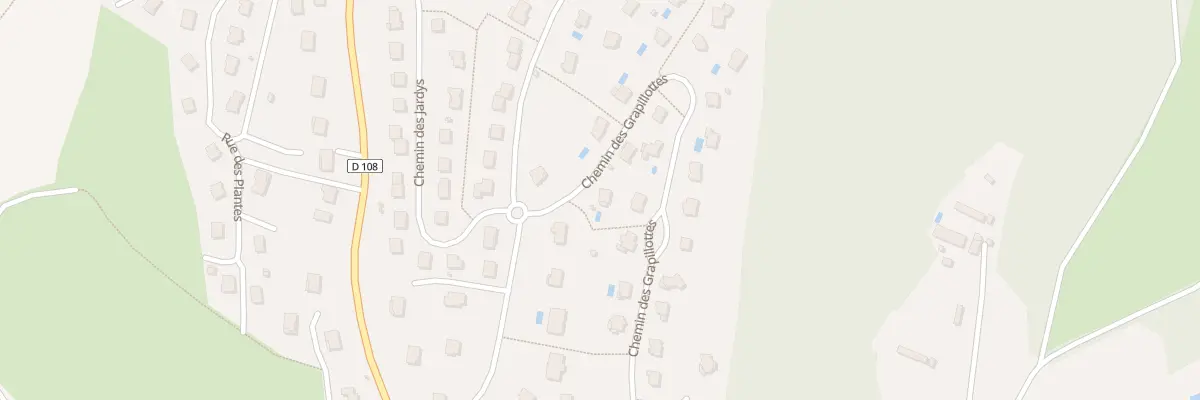 Plan du 2 Les Grapillottes à Châtillon-le-Duc