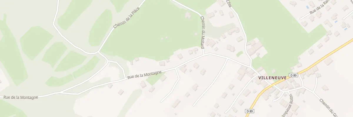 Plan du 304 Rue de la Montagne à Crozet
