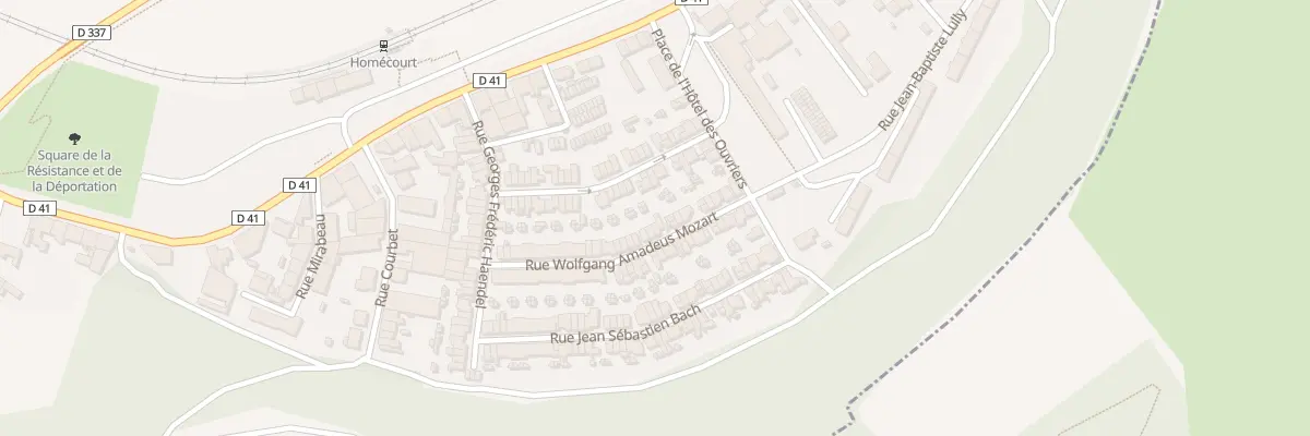 Plan du 79 Rue Wolfgang Amadeus Mozart à Homécourt