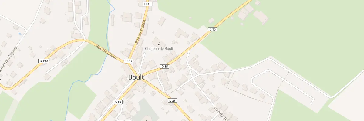 Plan du 1 Rue du Tilleul à Boult