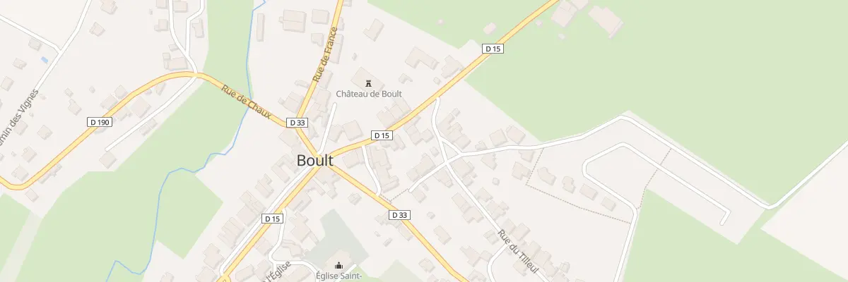 Plan du 3 Rue du Tilleul à Boult
