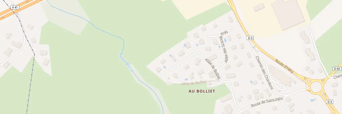 Plan du 318 All de Bolliet à Alby-sur-Chéran