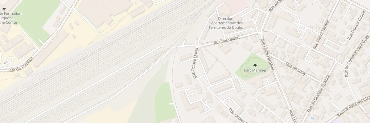Plan du 26 Rue Octave David à Besançon