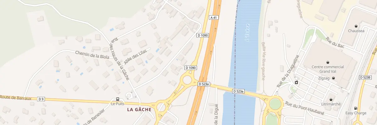 Plan du 142 Rue du Bac à Barraux