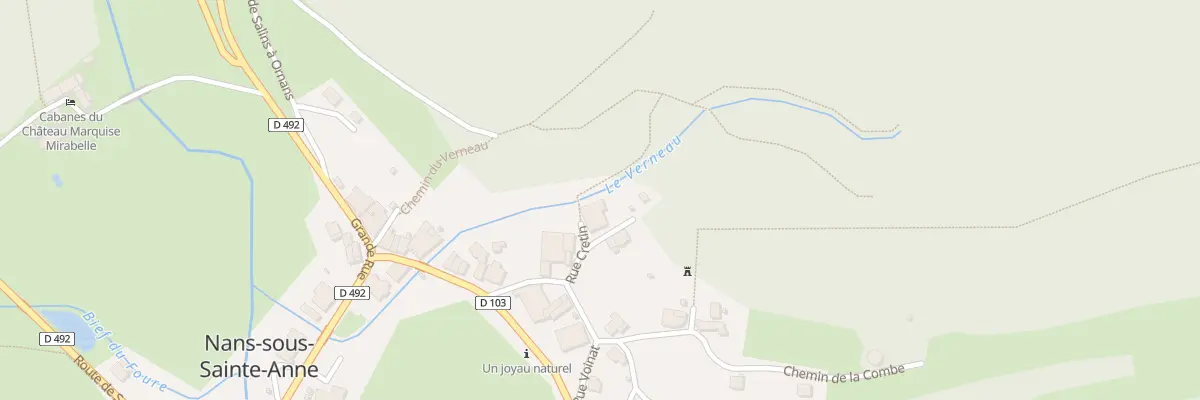 Plan du 7 Rue Cretin à Nans-sous-Sainte-Anne