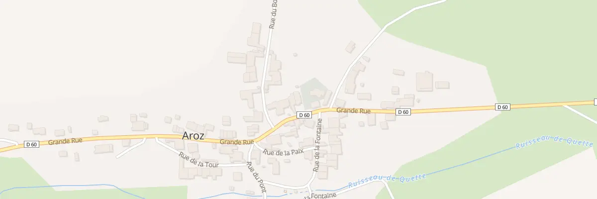 Plan du 12 Grande Rue à Aroz