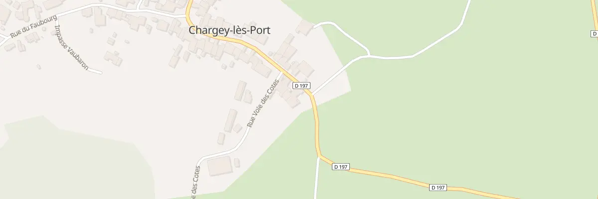 Plan du 25 Rue de la Penniere à Chargey-lès-Port