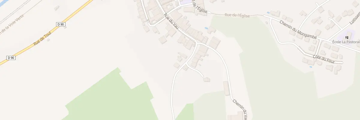 Plan du 24 Rue du Vau à Aingeray